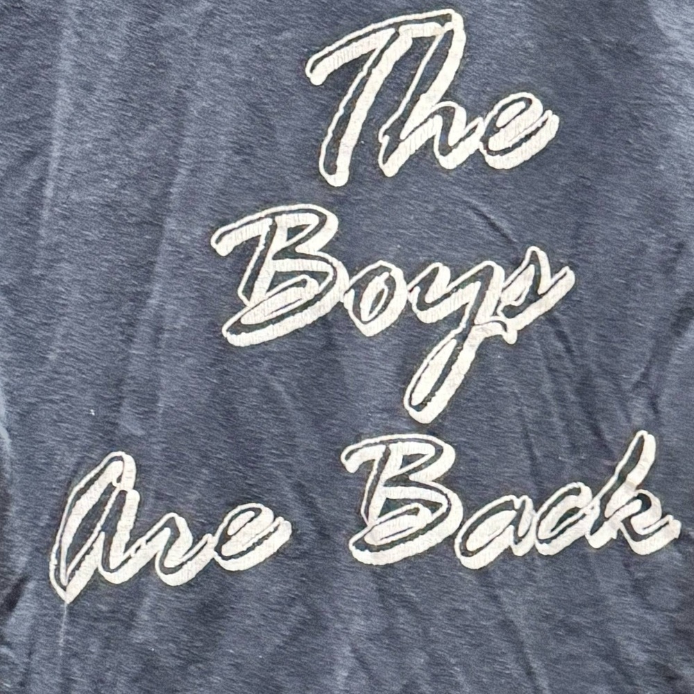 Dallas Cowboys Football Graphic T-Shirt - Gray- blue SMALL - Picture 4 of 5